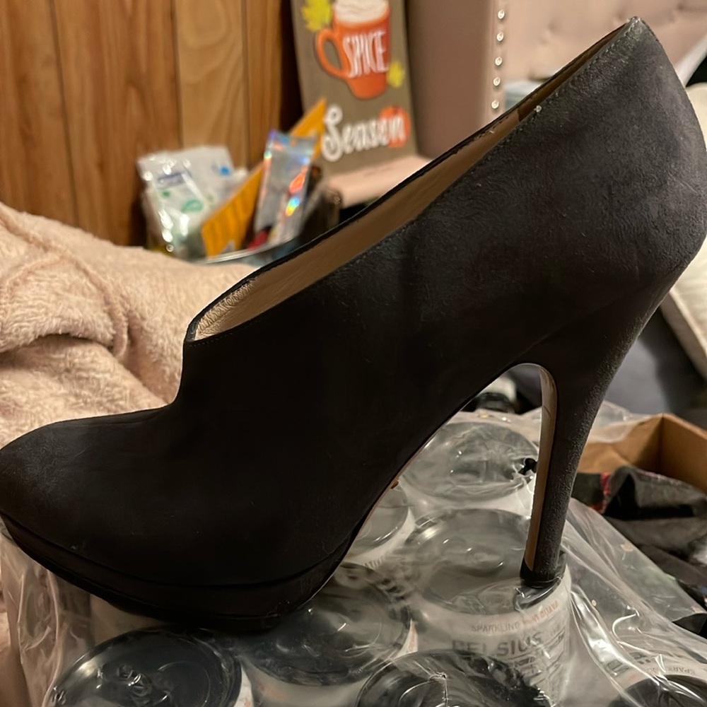 Prada bootie heels